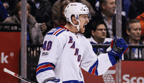 Michael Grabner erzielte beim Rangers-Sieg gegen Nashville sein 26. Saisontor