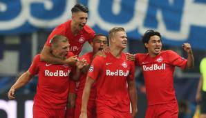 Salzburg siegte 6:2 gegen Genk.