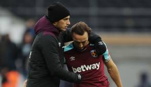 "Er liebt mich definitiv mehr als ich ihn liebe!" Marko Arnautovic scherzt über seine Bromance zu West-Ham-Kapitän Mark Noble.