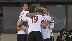 Der AC Milan jubelt