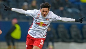 Takumi Minamino stellt bereits früh eine 2:0-Führung her