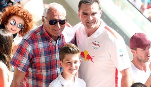 Mateschitz mit einem Leipziger Fan