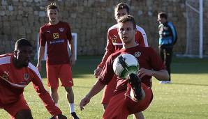 Louis Schaub im Training des ÖFB-Nationalteams