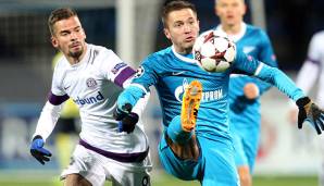 Tomas Simkovic im Duell mit Zenit