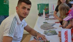 Giorgi Kvilitaia beim Rapid Lauf am Volkshilfe Stand.