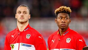 Arnautovic und Alaba teilen sich die Kapitänsbinde.