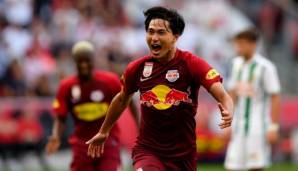 Takumi Minamino spielt sich beim FC Red Bull Salzburg ins Rampenlicht.