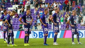 FK Austria Wien lässt die Köpfe hängen