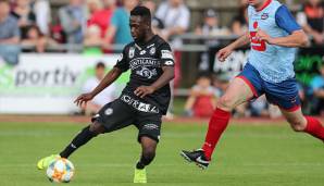 Winfred Amoah trainiert ab sofort mit den Profis des SK Sturm Graz mit.