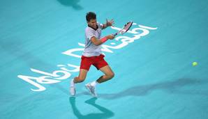 Dominic Thiem verlor in Abu Dhabi seine zweite Partie.