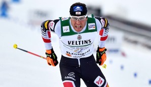 Gruber trat im Team-Sprint gemeinsam mit Denifl an