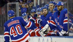 Jubel bei den New York Rangers und Michael Grabner