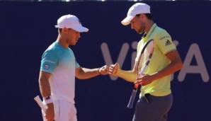 Diego Schwartman (l.) und Dominic Thiem haben den Freundschaftstest bestanden