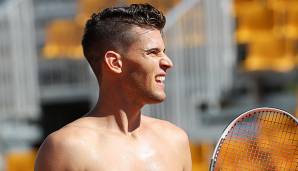 Shirtless, auch auf Teneriffa: Dominic Thiem