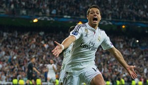 Rettete Real mit seinem Treffer den Sieg: Javer "Chicharito" Hernandez