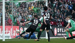 Werder Bremen gelang in der 88. Minute das Tor zum Klassenerhalt