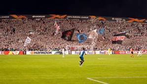 Frankfurts Fans beim Europa-League-Spiel bei Apollon Limassol.