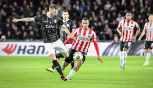 Der LASK im Duell mit PSV Eindhoven