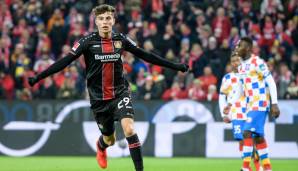 KAI HAVERTZ (Offensiver Mittelfeldspieler, Bayer Leverkusen): Altes Rating: 79 - Neues Rating: 81.