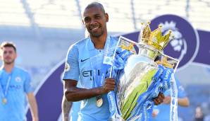 Platz 13 - FERNANDINHO (Manchester City, ZDM): 87.