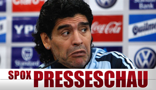 Opfer von Michael Schumachers Läster-Attacke: Diego Maradona