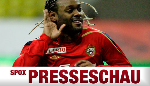 Spielt er schon bald in der Bundesliga: Vagner Love vom ZSKA Moskau