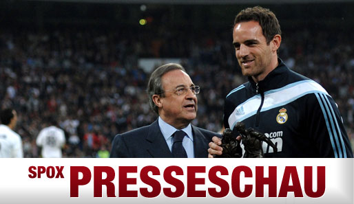 Florentino Perez (l.) ist seit 2009 wieder Präsident von Real Madrid