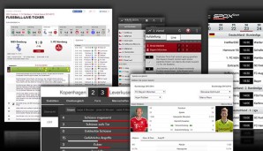 Das ist neu: Die LIVESCORE-App, Ticker-Upgrade und Stats, Stats, Stats