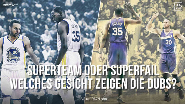 Die Golden State Warriors sind das Superteam der NBA - zeigen sie es auch?