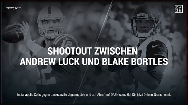 Colts gegen Jaguars Live und auf Abruf auf DAZN.com