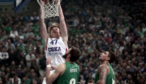 Andrei Kirilenko (l.) steht mit ZSKA Moskau im Final Four