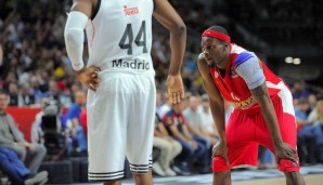 Brent Petway (r.) stand mit Olympiakos Piräuse im Finale der Euroleague