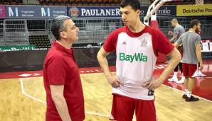 Dejan Radonjic (l. mit Vladimir Lucic) ist derzeit Cheftrainer beim FC Bayern.