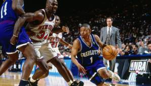 Platz 23: MUGGSY BOGUES - 6.726 Assists in 889 Spielen - Hornets, Warriors, Raptors, Bullets