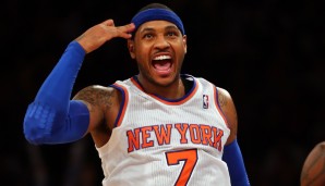 Platz 28: CARMELO ANTHONY - 1.731 Dreier in 1.260 Spielen - Nuggets, Knicks, Thunder, Rockets, Trail Blazers, Lakers