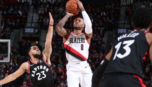 Platz 5: DAMIAN LILLARD - 2.457 Dreier in 792 Spielen (Stand: 17. Dezember 2023) - Trail Blazers, Bucks