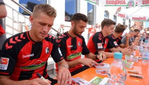 Die Spieler scheinen sich aber bereits mit dem neuen Jersey angefreundet zu haben