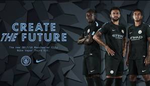 "Create the Future" heißt der kernige Slogan zum Trikot - Damit will City (endlich) die europäische Spitzenklasse angreifen