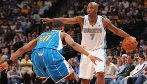 Platz 7: Chauncey Billups - 8 Dreier (bei 9 Versuchen) - Nuggets vs. Hornets 2009, Game 1