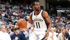 Mike Conley soll zum bestbezahltesten NBA-Spieler aufsteigen. Er einigte sich mit den Memphis Grizzlies auf einen Fünfjahresvertrag über 153 Millionen Dollar