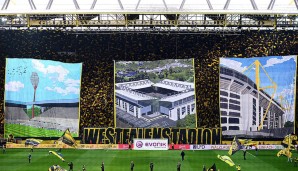 Der Signal Iduna Park, ääh, das Westfalenstadion war ohnehin schon Schauplatz zahlreicher optischer Highlights