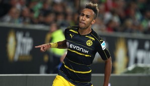 BOMBER DER HINRUNDE: Pierre-Emerick Aubameyang. Er trifft und trifft und trifft. Dortmunds Torversicherung erzielte in 15 Spielen 16 Tore und führt damit souverän die Torjägerliste an