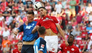 SPIEL DER HINRUNDE: Mainz - Hoffenheim. Am 2. Spieltag trennten sich die 05er und die TSG in einer spektakulären Begegnung mit 4:4. Die Mainzer verspielten dabei einen 3:0 bzw. 4:1-Vorsprung