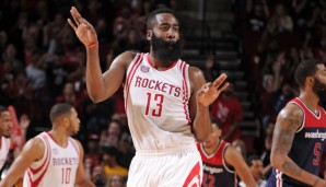 Platz 10: James Harden, Houston Rockets (Vorherige Position: 12)