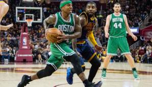 Im Sommer 2017 wurde Kyrie Irving für Isaiah Thomas, Jae Crowder, Ante Zizic und einen 2018er Erstrundenpick nach Boston getradet - einer der fettesten Deals der jüngeren Geschichte!