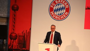 Auch Rummenigge zeigte sich zufrieden, "dass wir nach den USA nun auch in Shanghai mit einem eigenen Büro vertreten sind. Dadurch können wir den Austausch mit den Fans, mit Klubs, mit Verbänden und anderen Institutionen weiter intensivieren."