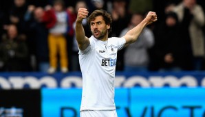 Platz 7: Fernando Llorente (Swansea City), Großchancen: 7, Quote: 71,43 Prozent - Tore insgesamt: 11