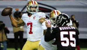 Zudem bewegte er sich schlicht viel besser in der Pocket, hatte aber nach wie vor Probleme: Kaepernick hat eine sehr ausladende Wurfbewegung, die zu viel Zeit kostet, und er warf prozentual die zweitmeisten Interceptable Pässe (2,1 Prozent)…