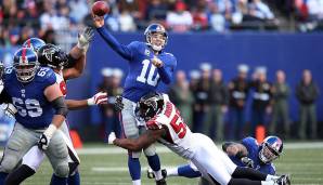 8.: Eli Manning (seit 2004): 57.023 Yards.