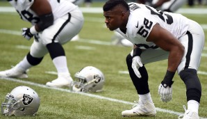 Platz 21: Khalil Mack - Der erste Raider der Liste. Pass Rusher Mack hängt auf seiner Position Spieler wie J.J. Watt oder Justin Houston ab